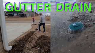 GUTTER DRAIN Installation [upl. by Jocelyne]