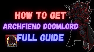 AQW ArchFiend DoomLord Guide [upl. by Ydarg]