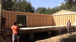 16x40 Shed Build from Start to Finish in One day [upl. by Gabriele]