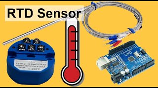 How to use RTD sensor  PT100 with arduino tutorial [upl. by Rochelle]