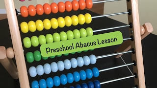 Preschool Abacus Lesson [upl. by Dressel109]