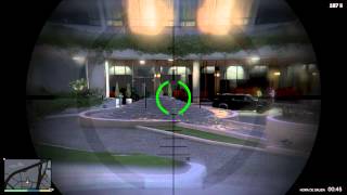 GTA 5 ASESINATO EN EL HOTEL 100 ORO [upl. by Atiras]