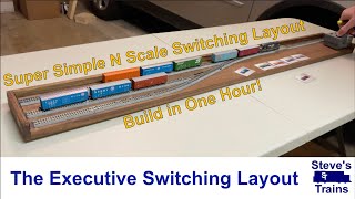 Super Simple N Scale Switching Layout [upl. by Atterg]