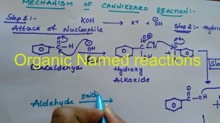 Cannizzaro Reaction organic named reactions class 12 organic chemistry [upl. by Donia]