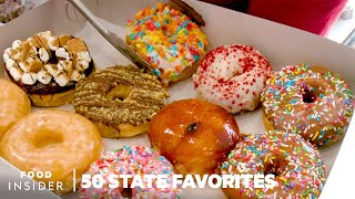 Best Doughnuts In Every State  50 State Favorites [upl. by Emerej]