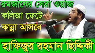 Bangla Waz 2017 Hafizur Rahman Siddiki [upl. by Nowujalo]