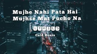 Mujhe Nahi Pata Hai Mujhse Mat Pucho Na  Lyrics  Cold Hours  Viral Song [upl. by Thirion214]