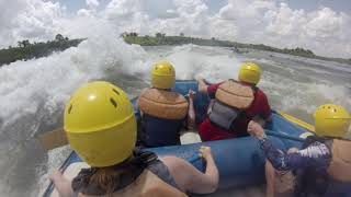 Rafting the Nile  Jinja Uganda [upl. by Eiramyelhsa]