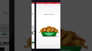 Wingstop app  quick overview [upl. by Aitnecserc772]