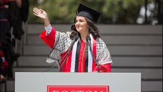 Boston University Commencement 2018 Student Speaker Yasmin Younis [upl. by Rainwater58]