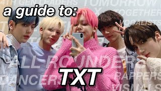 a guide guaranteed to make you fall in love with TXT group details personalities skill [upl. by Novoj]