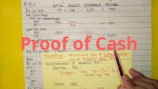 Proof of Cash  Adjusted Balance Method Part 2 [upl. by Evatsug919]