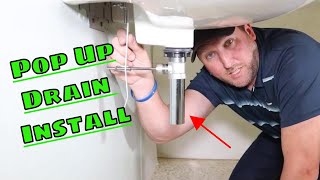 How To Replace A Pop Up basin Drain [upl. by Emmanuel]