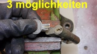 Schlüssel abgebrochen 3 Möglichkeiten Anleitung  Key canceled [upl. by Marchese]