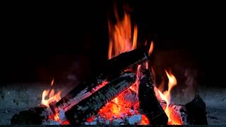 Cozy Crackling Fire – 9 Hour HD Virtual Fireplace – Sleep Sound Ambience Romance [upl. by Alyos]