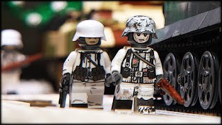 Lego Battle of the Bulge part 1  history lego war brickfilm  ww2 stopmotion [upl. by Katina]