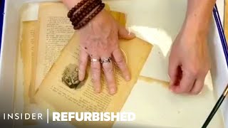 How 100YearOld Books Are Professionally Restored  Refurbished [upl. by Madoc]