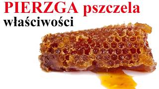 PIERZGA pszczela  właściwości zastosowanie [upl. by Bussey]