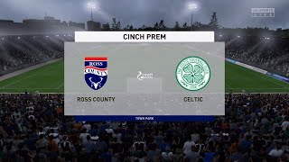 Ross County vs Celtic 02042023 cinch Premiership FIFA 23 [upl. by Chastity]