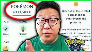 HOW TO EFFICIENTLY MANAGE YOUR POKEMON STORAGE DAILY IN POKEMON GO [upl. by Llenil]