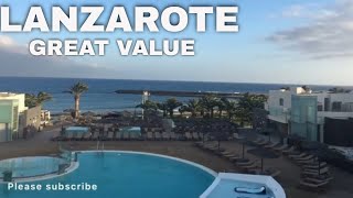 HD BEACH RESORT IN COSTA TEGUISE LANZAROTE SPAIN  ON THE BEACH [upl. by Juta]