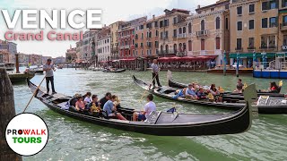 Venice Italy  Grand Canal and Rialto Bridge Walking Tour 4K60fps [upl. by Apps398]