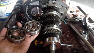 nissan navara gearbox all bearing replacement [upl. by Sheepshanks]