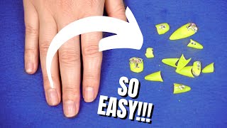 DIY HOW TO REMOVE GEL NAILS amp GEL EXTENSIONS [upl. by Alehtse]