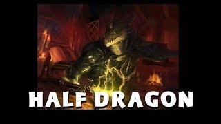 Dungeons and Dragons Lore  Half Dragon [upl. by Arlinda]