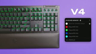 Razer BlackWidow V4 Keyboard  Synapse Software Review [upl. by Anuahsat214]