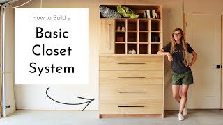 How to Build a Closet SystemDrawers Cubbies amp BeltTie Rack [upl. by Nodarse]