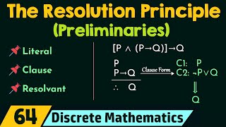 The Resolution Principle Preliminaries [upl. by Lindbom188]