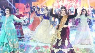 Hareem Farooq latest dance at Imran Raza Kazmi wedding  Pakistani Celebrities [upl. by Nosemyaj]