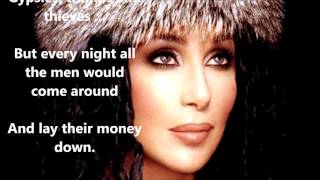 Gypsies Tramps and Thieves CHER with lyrics [upl. by Yelrebmyk]