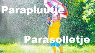 Parapluutje parasolletje  Kinderliedje [upl. by Opiuuk]