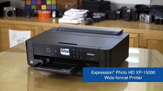 Epson Expression Photo HD XP15000 Printer  Take the Tour [upl. by Friedman]