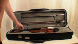 Stentor Conservatoire Violin Outfit unboxing [upl. by Krigsman]