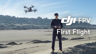 DJI FPV  First Flight and Beginners Guide  Start Flying a DJI FPV [upl. by Vanni663]