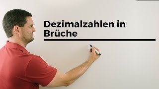 Dezimalzahlen in Brüche umschreiben  Mathe by Daniel Jung [upl. by Adniral]