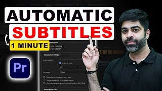 How to Add SUBTITLES in Premiere PRO 2024 [upl. by Aelram175]