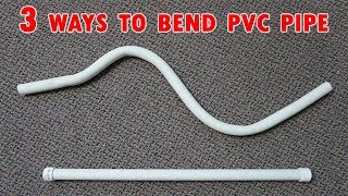 How to Bend PVC Pipe With No Tools [upl. by Reseta]