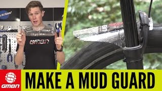 How To Make A Mudguard For Your Mountain Bike  MTB Maintenance [upl. by Renny823]