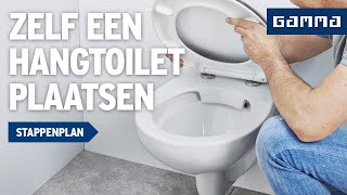 Hangtoilet plaatsen  Klustips  GAMMA België [upl. by Greeley105]