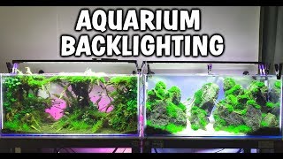 HOW TO MAKE Cheap LED Aquarium Backlighting [upl. by Airakaz50]