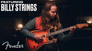 Billy Strings  American Acoustasonic Stratocaster  Fender [upl. by Rodrich173]