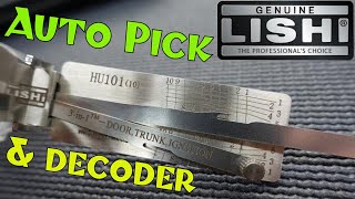 1340 Review Lishi HU101 Auto Lock Pick amp Decoder [upl. by Bullard565]