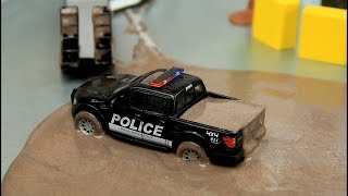 Police Cars in the mud 60 minutes video [upl. by Stricklan318]