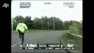 Raw Video Dramatic crash caught on UK dashcam [upl. by Ayiotal912]