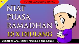 Niat Puasa Ramadhan 10 Kali Diulang [upl. by Hauser747]