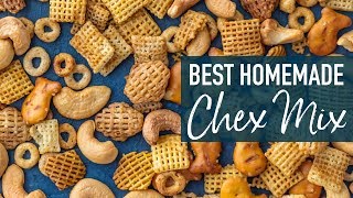 Chex Mix Recipe  BEST Chex Party Mix [upl. by Nuawd656]